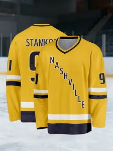 Nashville #91 Stammer Hockey Jersey Perfect for games and practice Soft and comfortable Retro-inspired design Blends athletic style with fashion The perfect gift for hockey fans