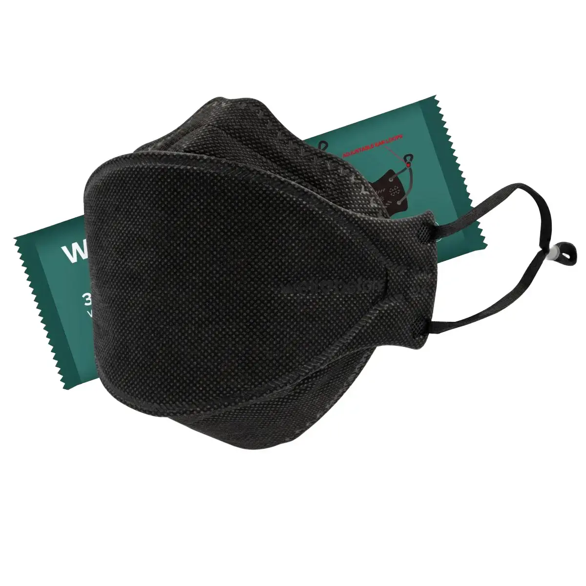 KN95 3D Pro Face Mask | Premium 3D Fit, Anti-fogging, Adjustable Ear Loops