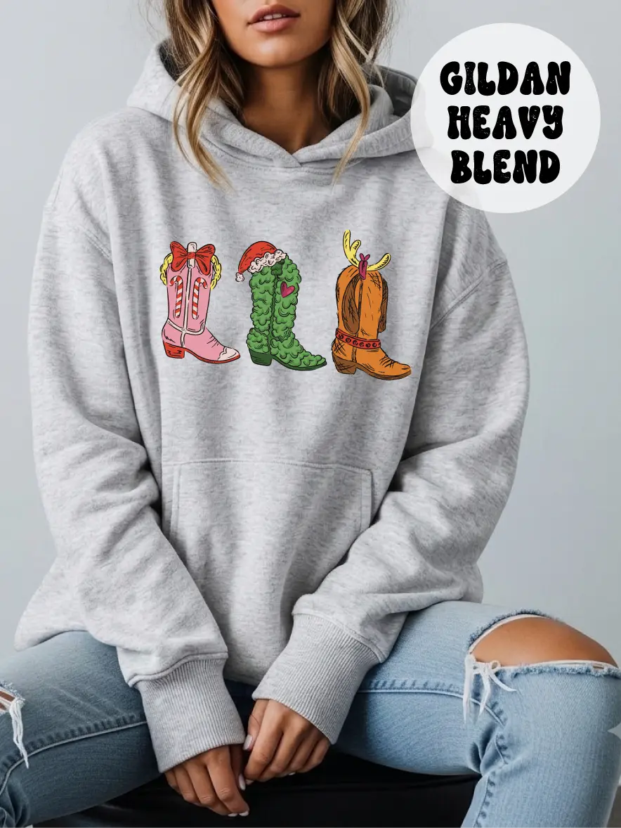 Giddy Up Christmas  ~ Unisex Hoodie Printed in the USA