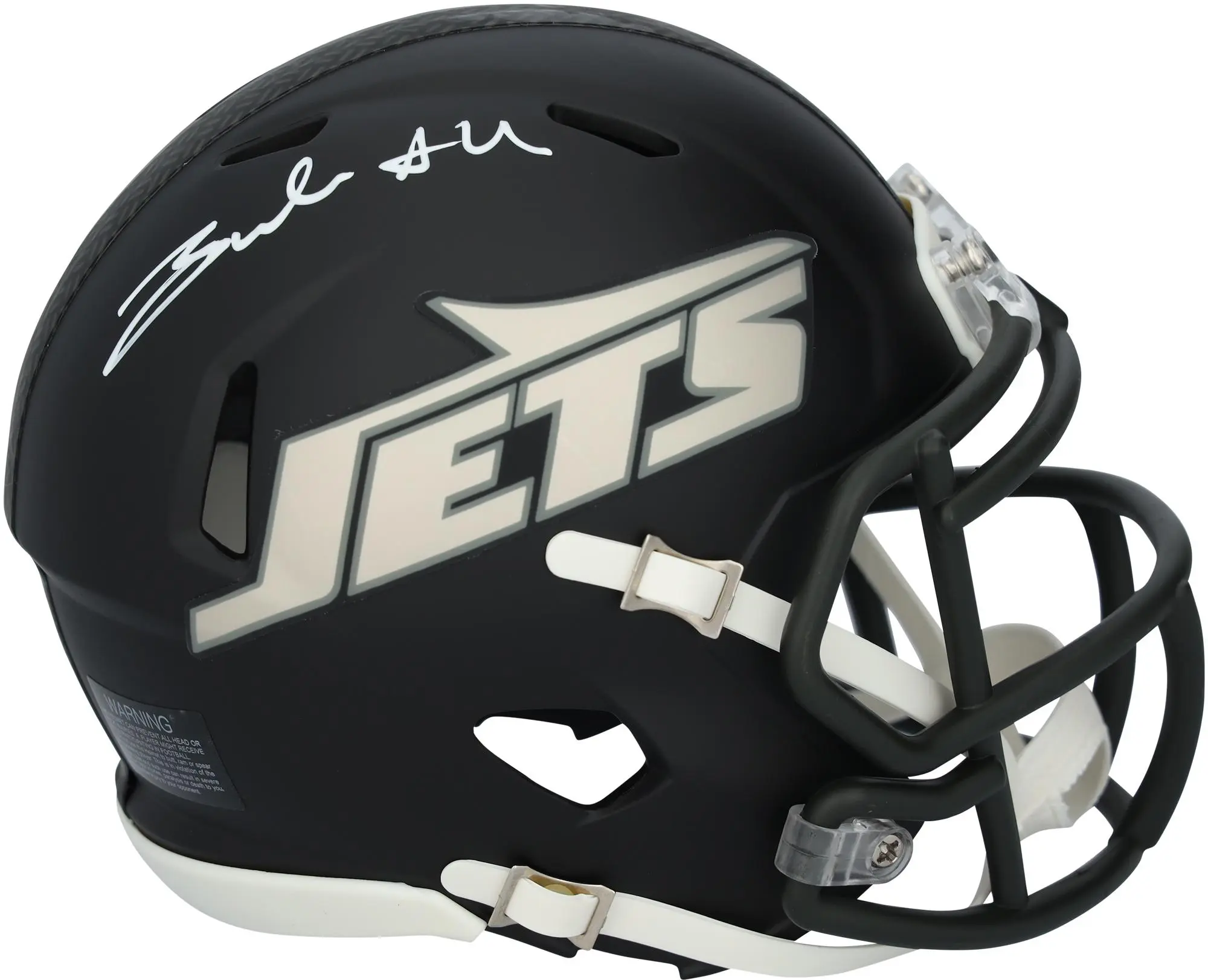 Braelon Allen New York Jets Autographed Riddell Rivalry Speed Mini Helmet - Fanatics Authentic Certified
