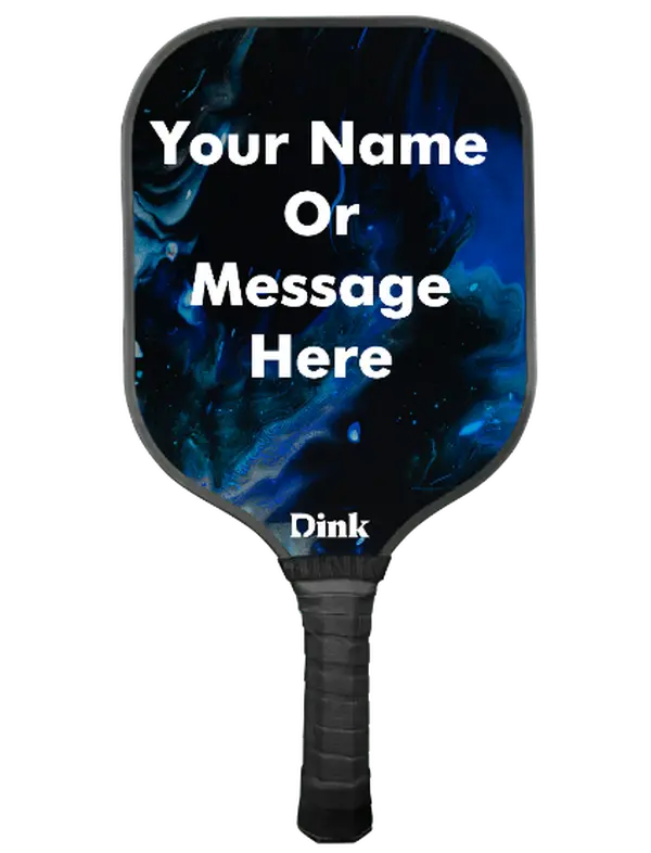 Cosmic Blue Pickleball Paddle by Dink I Customizable