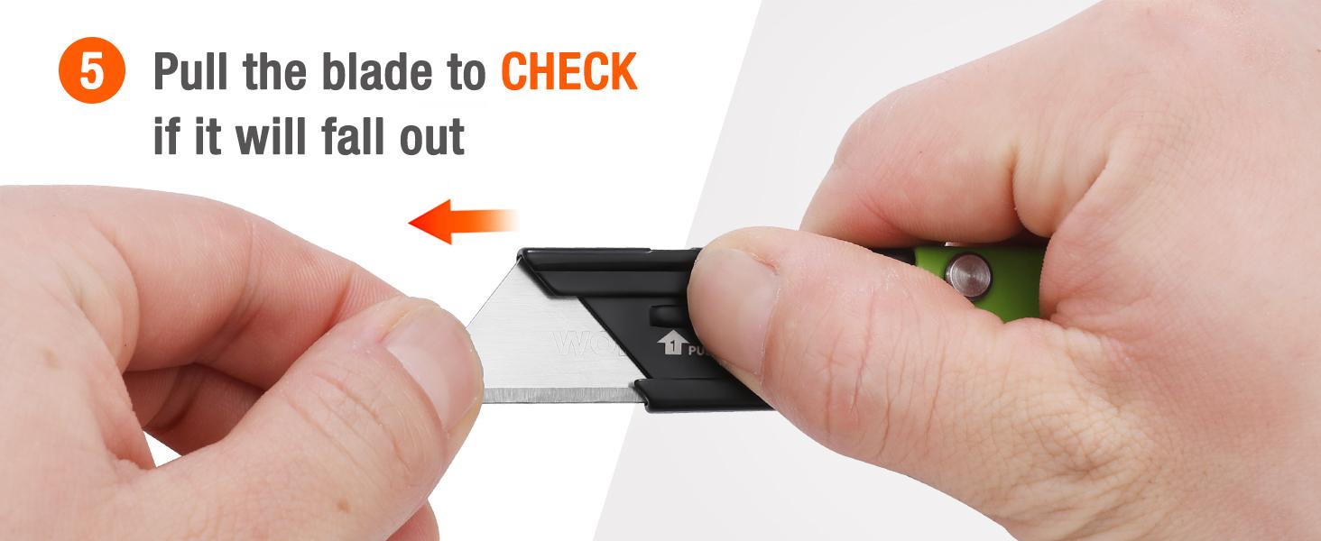 #SpringGlowUp WORKPRO 3-Pack Folding Utility Knife, Razor Blade Knife with Safety Axis Lock, Quick Change Blade Box Cutter, EDC Pocket Knife with Belt Clip