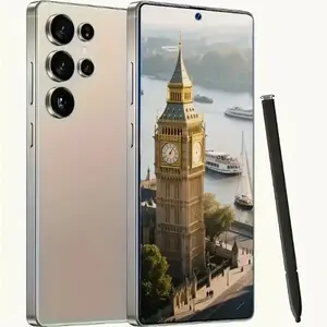 25Ultra Android Smartphone, 6.8 Inch Dual 108MP+48MP Cameras, Long-Lasting 6800mAh Battery, Fast Charging, OTG Function, Facial Recognition Unlocking, Stylus, 12GB RAM +512GB ROM, 5G Network Android 14 OS, Unlock Cellphone for