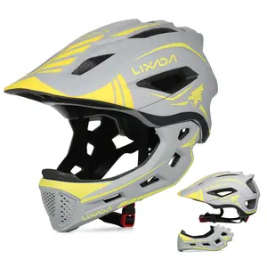 Lixada Kids Detachable Full Face Helmet Children Sports Safety Bike Helmet Protective Gear for Cycle Skateboarding Roller Skating Scooter