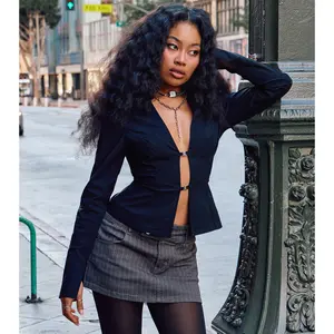 After Hours Poplin Long Sleeve Top