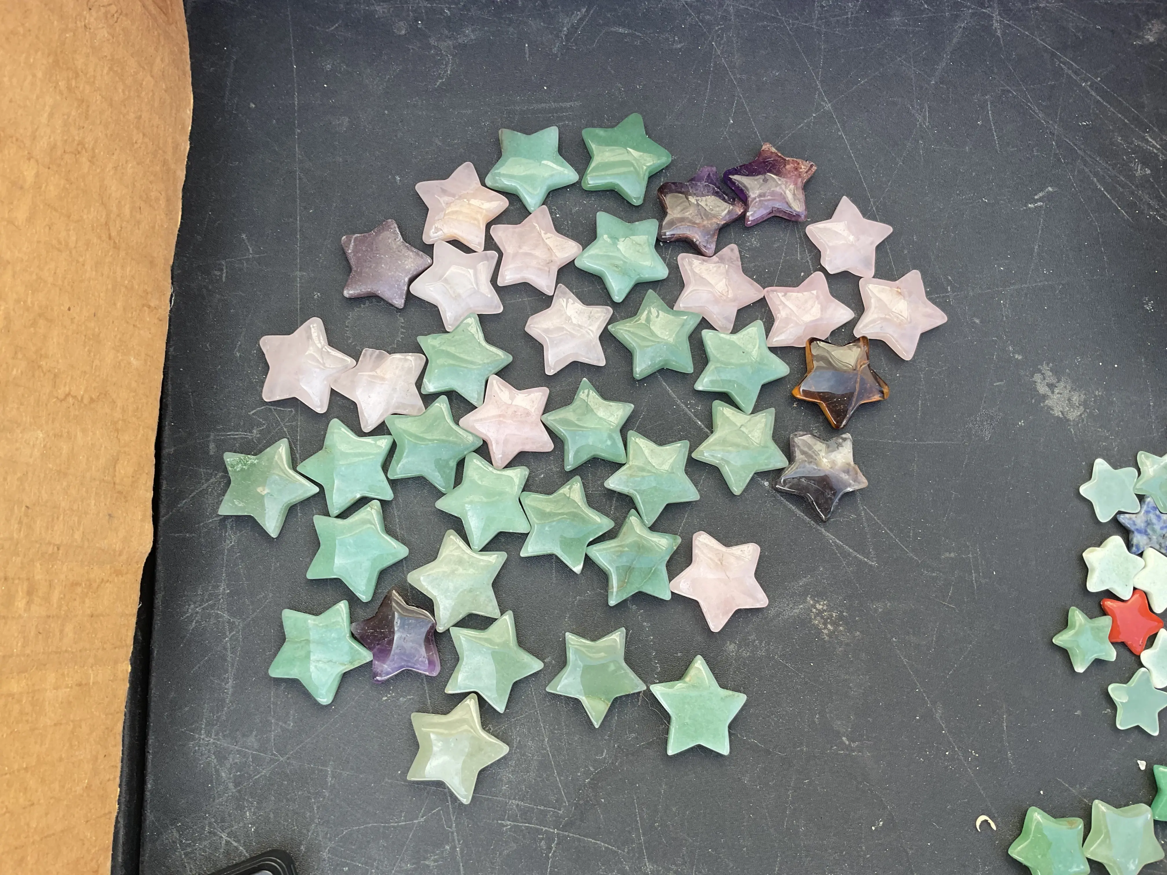 Natural crystal star- large