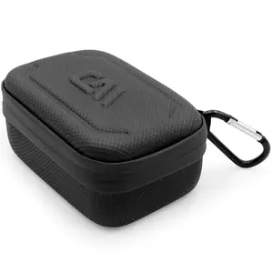 CASEMATIX Carry Case Fits Moonbird Moonbuddy Guided Meditation and Breathing Device, USB-C Cable and More - Includes Black Case Only