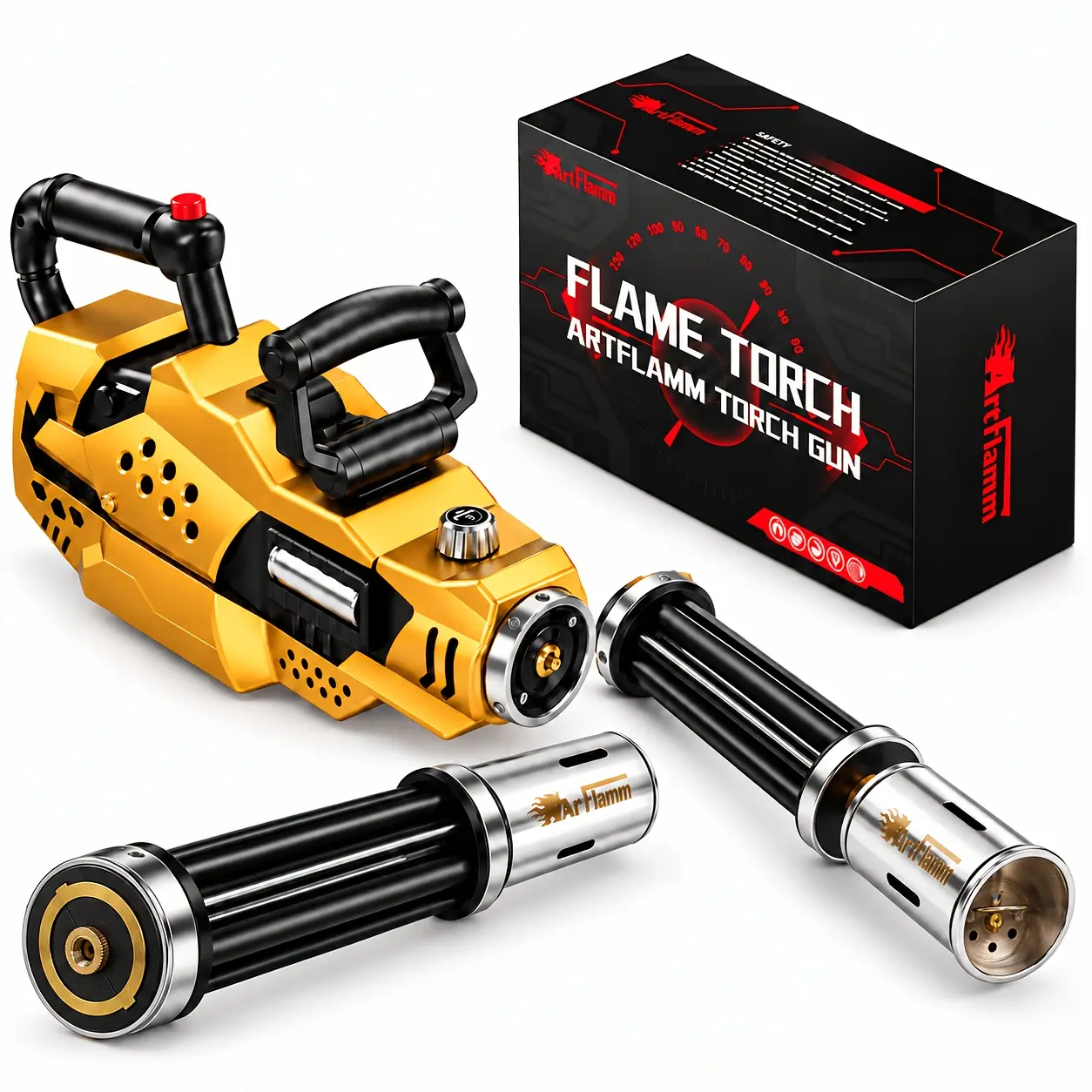 Powerful Propane Torch With Adjustable Flame, Heat Output Blow Torch ...