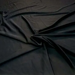 Fabric Light Weight Swimwear Lining 4 way Stretch Black LY400