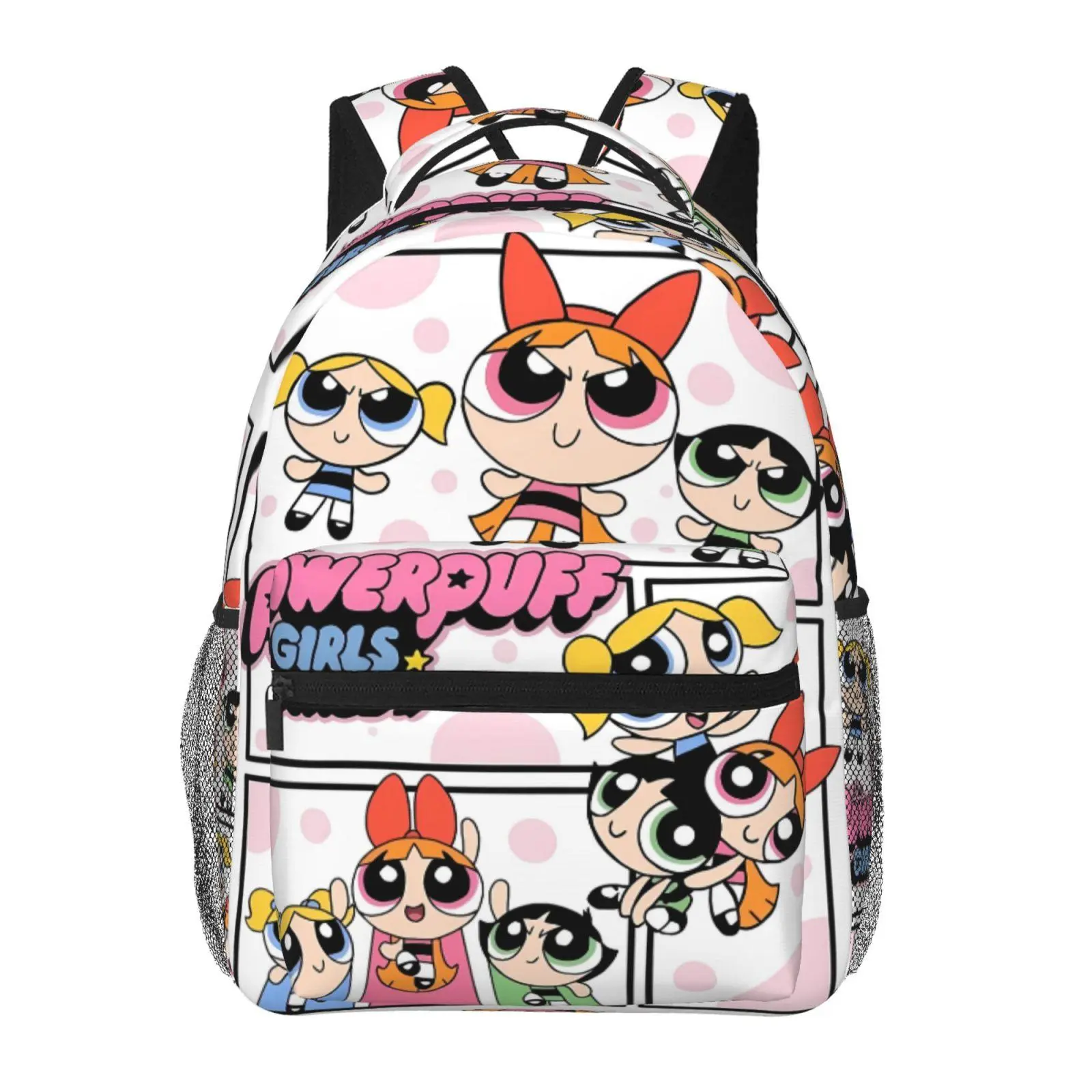 “Bubbles” The Powerpuff Girls backpacks for school—large capacity, exquisite print; “The Powerpuff Girls” laptop daypacks for campus and daily commutes; durable casual “The Powerpuff Girls” bookbags; gift for teens and students.
