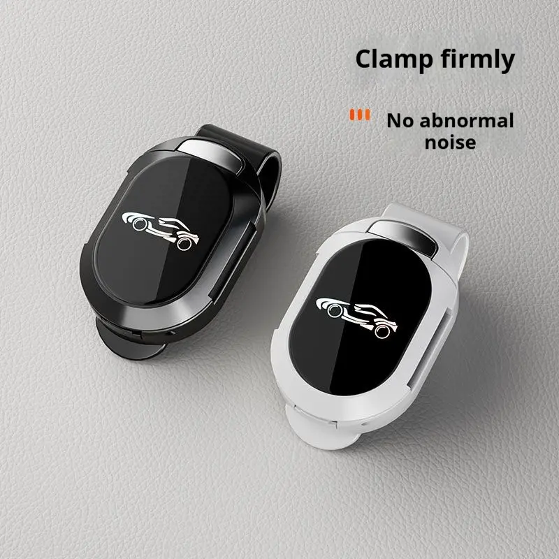 Premium Car Sun Visor Sunglasses Holder Clip - Secure Grip & Anti-Vibration Auto Accessory