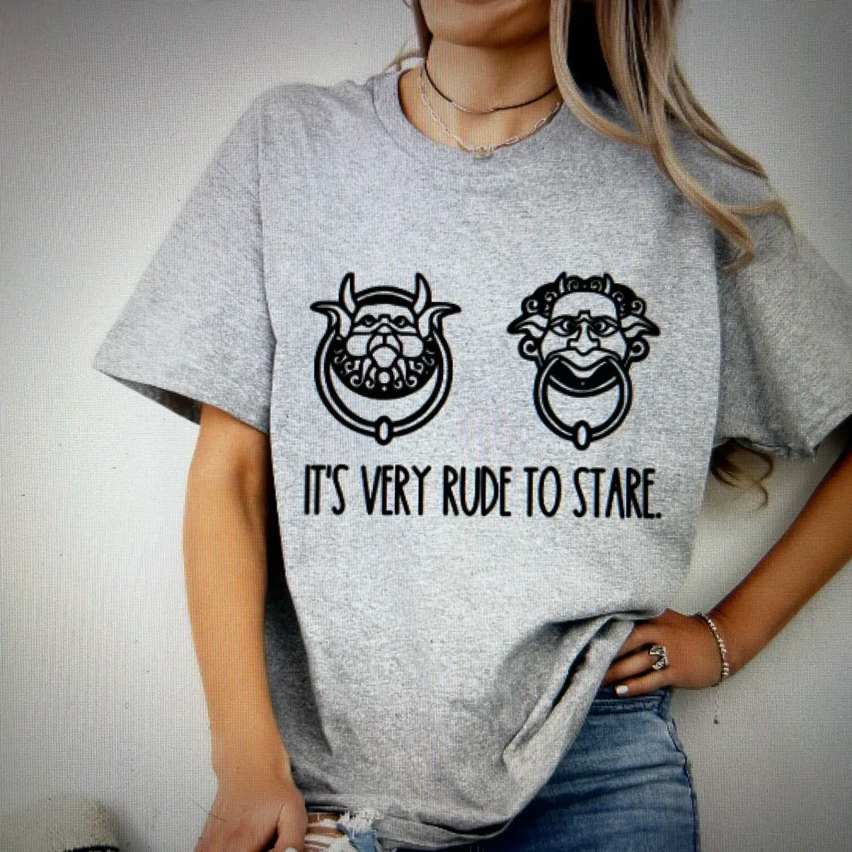 Rude to Stare Crew or Tee