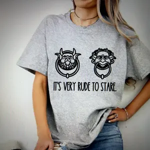 Rude to Stare Crew or Tee