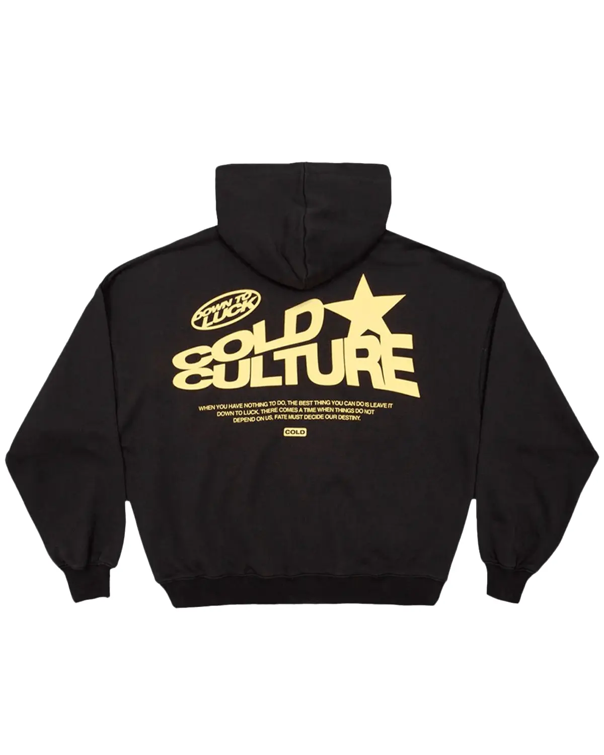 Vintage Moletom Cold Culture Yellow 2-Sides Hoodie, Down To Luck Hoodie, Vintage Hip Hop Hoodie, Rap Music Hoodie, Unisex Hoodie, Unisex Rapper Clothing, Gift for Men Women