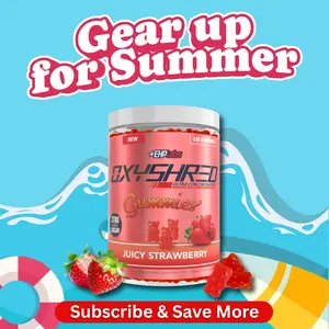 Summer Gear Up x OxyShred Energy Gummies | On-The-Go Gummies | Energy & Focus Support | Daily Performance Routine | Easy Chew Format