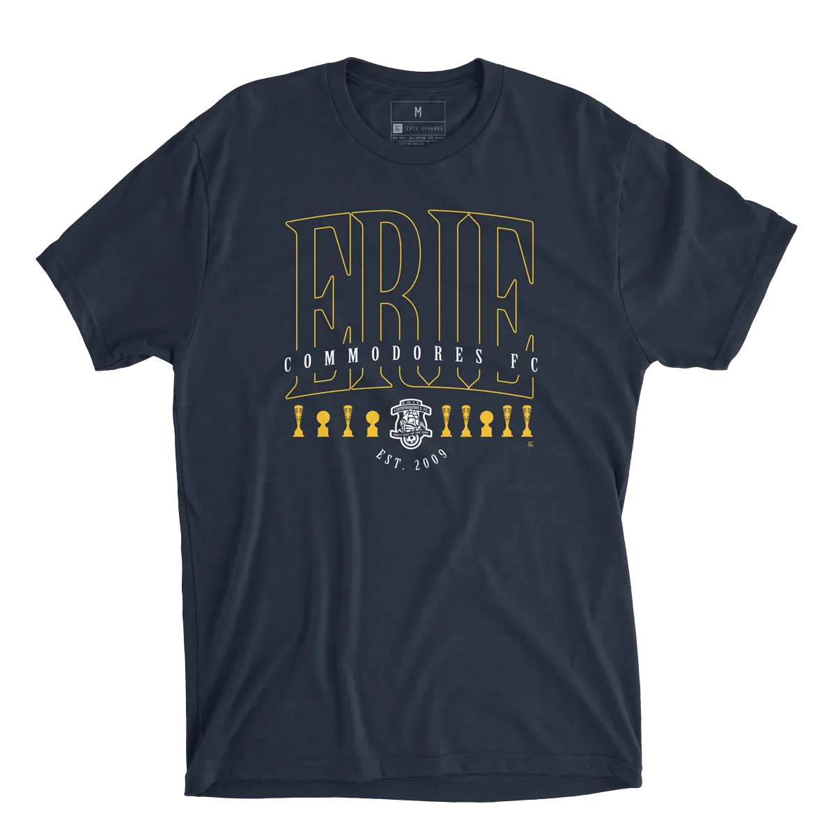 Erie Commodores Trophies Tee