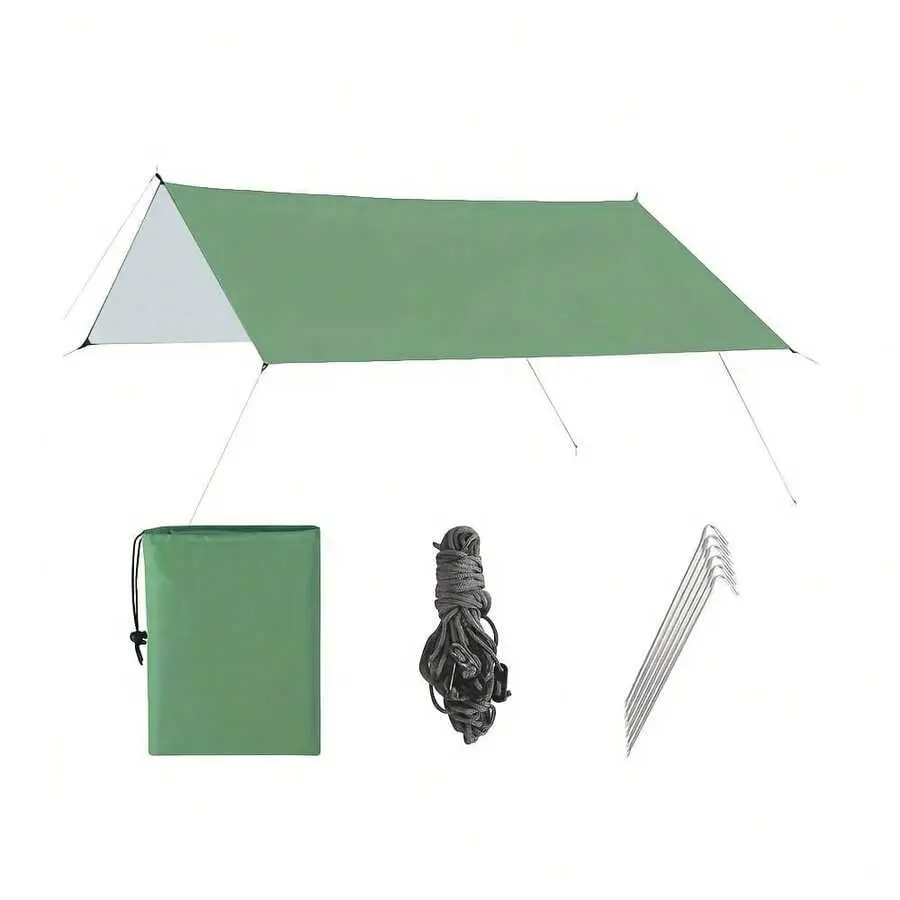 Outdoor Multifunctional Sunshade Canopy Beach Cabana - Waterproof, Sunscreen Camping Gazebo with Lightweight Moisture-Proof Ground Mat, Outdoor Shade Solutions Camping & Hiking Equipment, Hiking / Light Outdoor