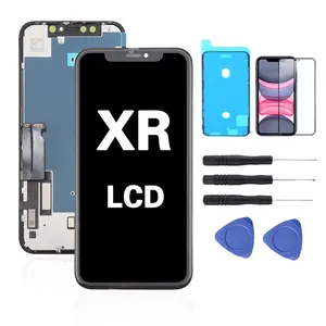 iPhone XR Screen Replacement, 6.1-inch LCD Display, Compatible with Models A1984, A2105, A2106, A2108, Includes Touch Digitizer Assembly, Repair Tools Included