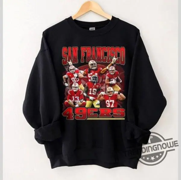 San Francisco Football Sweatshirt, Made In USA, Gift For Football Fan