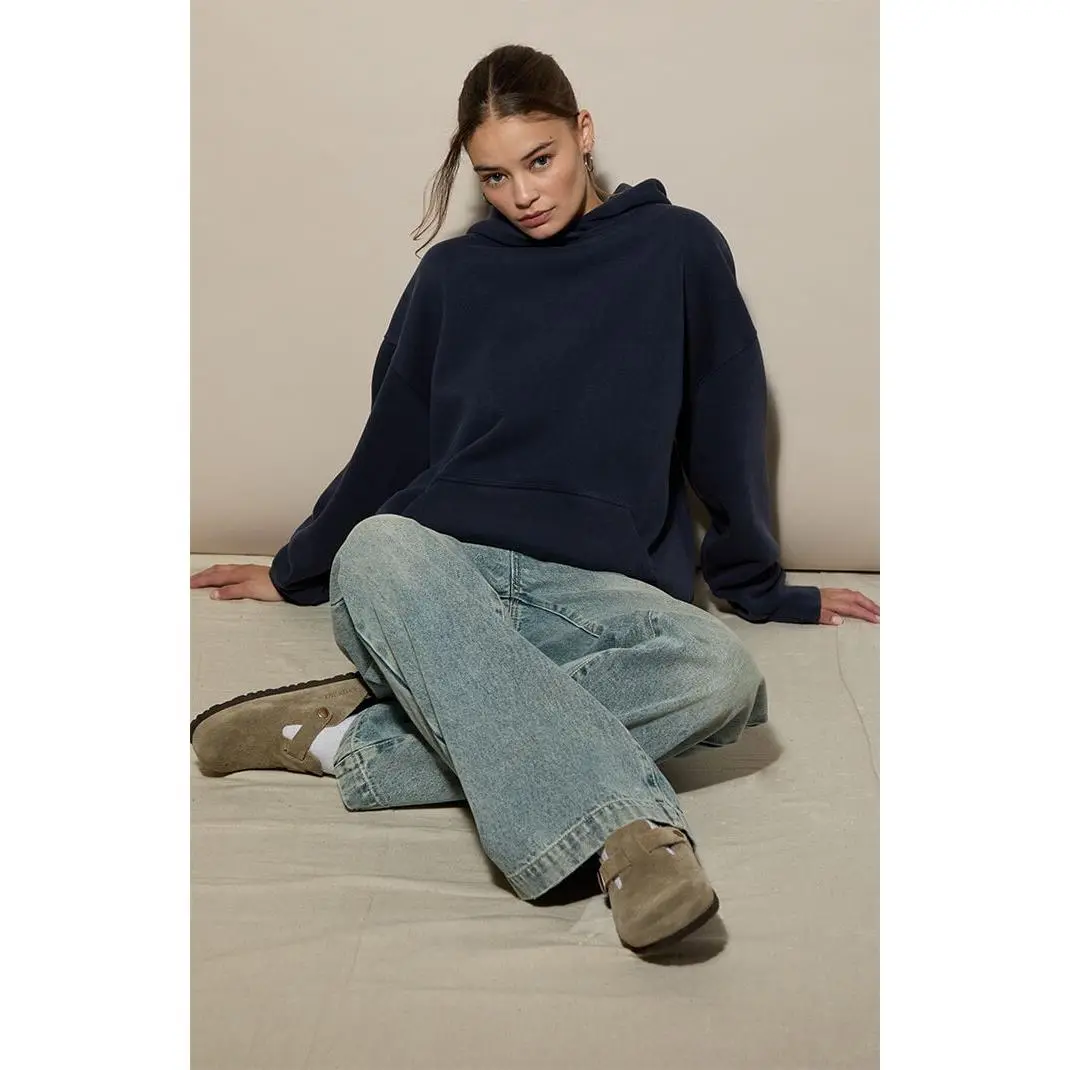 Pacsun Women's Ultra Soft Fleece Core Washed Pullover Hoodie