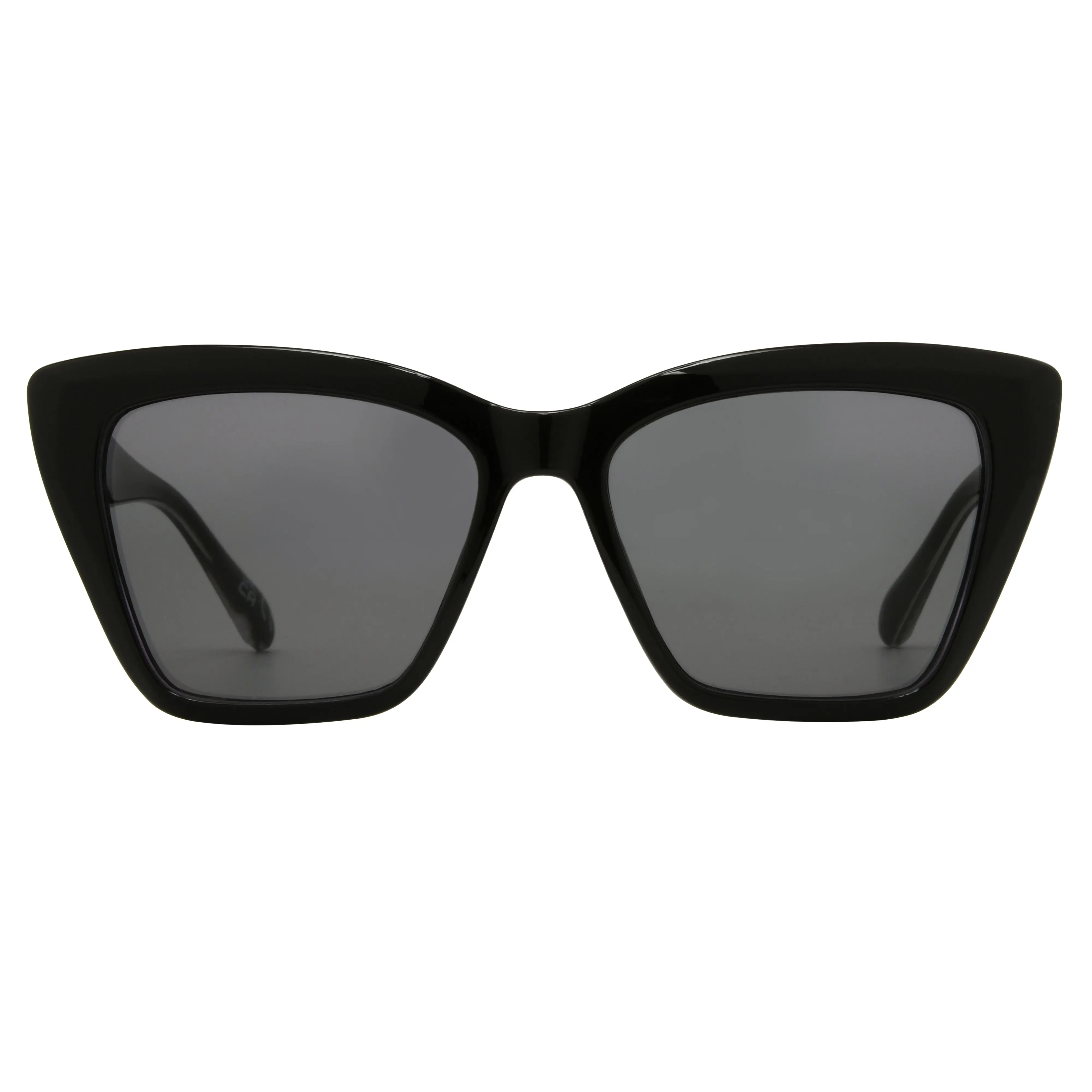 Don't Hide Your Magic Elphaba-Inspired Cateye Sunglasses with Custom Silver Studded Wire Core and Black Glitter Case
