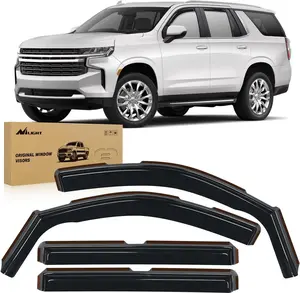 Nilight in Channel Rain Guards for Chevy Tahoe/GMC Yukon/Cadillac Escalade 2015 2016 2017 2018 2019 2020 Original Window Deflectors, Vent Window Visors-4PCS Car Accessories Truck  dealsforyoudays