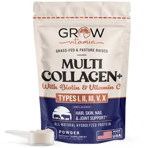Multi Collagen Peptides Powder-Hydrolyzed Protein Peptides (Type l,l,ll,v,X) US