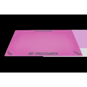 RC Raceworx Worx Pit Mat in Pink and Black