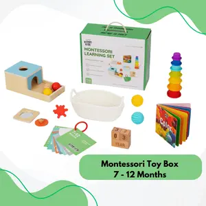 Montessori Toys For Babies 7-12 Months - Learn & Play - Curiosity & Coordination Bundle – Promote Hand-Eye & Cognitive Development