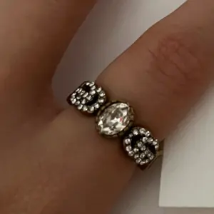 Vintage Crystal Studded Ring