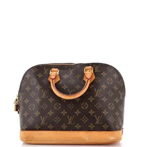 Pre-owned Louis Vuitton Canvas Coated Top Handle Bags Alma Handbag Monogram Canvas PM by Rebag