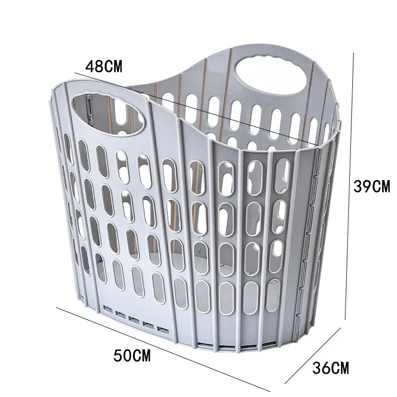 Laundry Basket [Large * Grey]