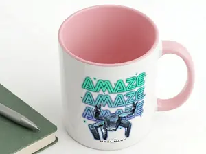Amaze Amaze Amaze Accent Ceramic Mug - Rock Alien Hail Mary Coffee Mug, Sci Fi Gift for Him Her, Rocky Hail Mary Movie Gift for Kids