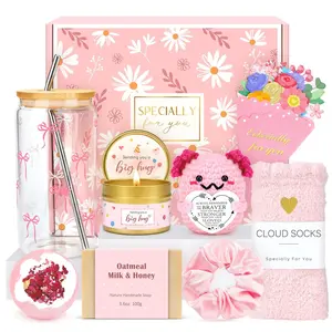 Baskets for Women  Birthday Gifts for Women Self Care Cheer Up Gifts Set Pick Me Up  Box for Woman Teen Girls   Sister Ladies Friendship Her - Inspirational  Present