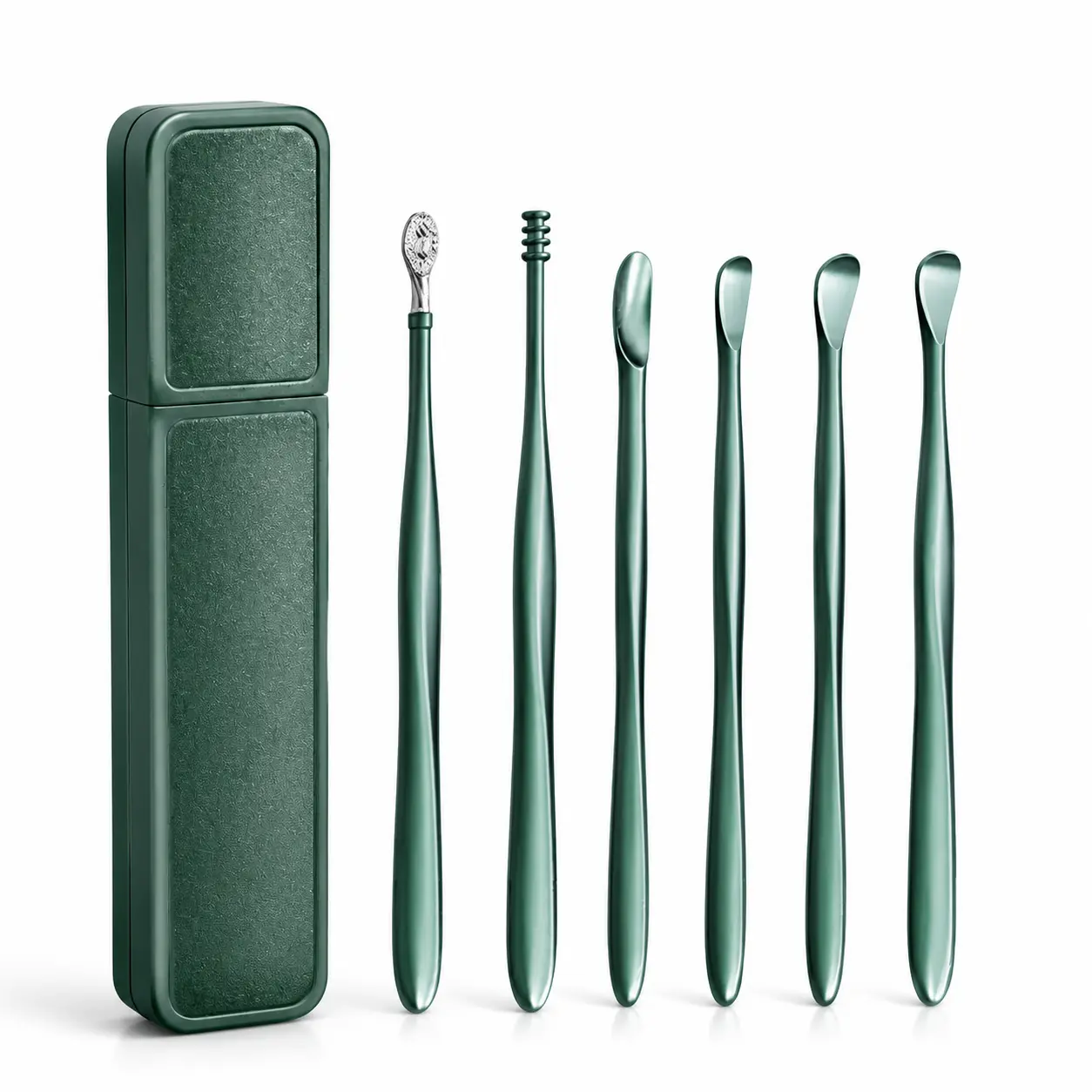 6‑Pcs Multi‑Functional Ear Wax Removal Tool Set, Reusable Ear Canal Cleaner Ear Pick Kit, Practical Ear Care & Ear Hygiene Essentials for Home Daily Use