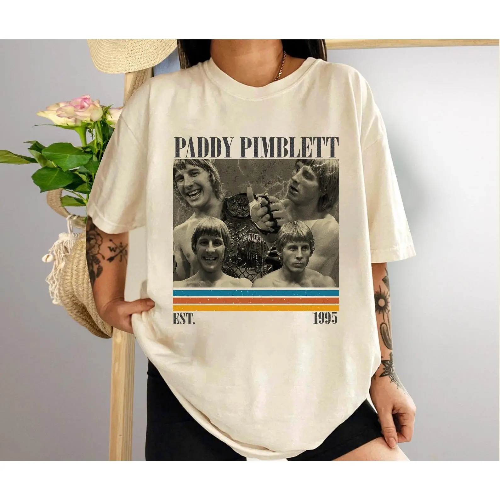 Retro Paddy Pimblett SweatShirt, Oversized Comfort Tee, Paddy Pimblett Retro Shirt, Paddy Pimblett Merch, Boxing Gift, Birthday Gifts