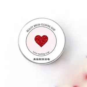 Makeup brush cleaning soap with washing pad, Peach fragrance, Makeup Brush Cleaner, Deep cleaning and maintenance brush, Makeup Brush Washer, Makeup brushes cleaner