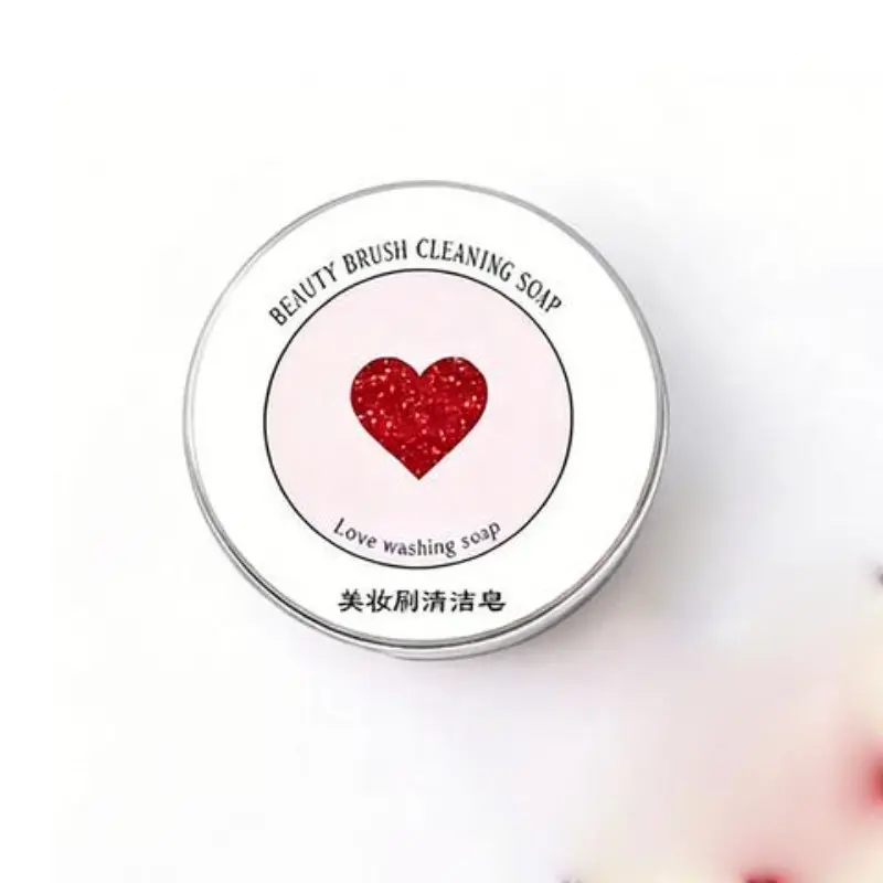 Makeup brush cleaning soap with washing pad, Peach fragrance, Makeup Brush Cleaner, Deep cleaning and maintenance brush, Makeup Brush Washer, Makeup brushes cleaner
