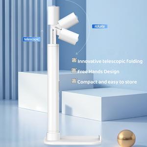 HiBeauty stand style nail straight light, portable rechargeable telescopic phototherapy light, mini handheld nail plate baking light