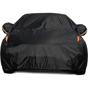 Full  Covers  Sedan,  Cover Waterproof All Weather Windproof Dustproof UV Protection Scratch Resistant Indoor Outdoor Univers sun  shade     for car Strap hail  protector  car  action Strap windshield  shade