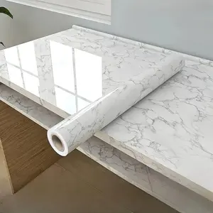 One roll[23.62*393.70 in]，A self-adhesive marble pattern wallpaper, geometric plastic kitchen countertop oil proof sticker, waterproof tile wallpaper used for furniture renovation,  detachable, no need for power supply, PVC material grid wall