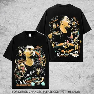 Vintage Spurs Roster Graphic T-Shirt Spurs Nation Fan Tee Wemby Castle Keldon Core Lineup Basketball Streetwear Shirt Unisex Oversized Cotton Short Sleeve Retro Hoops Apparel Game Day Outfit Gift for Men and Women Basketball Fans