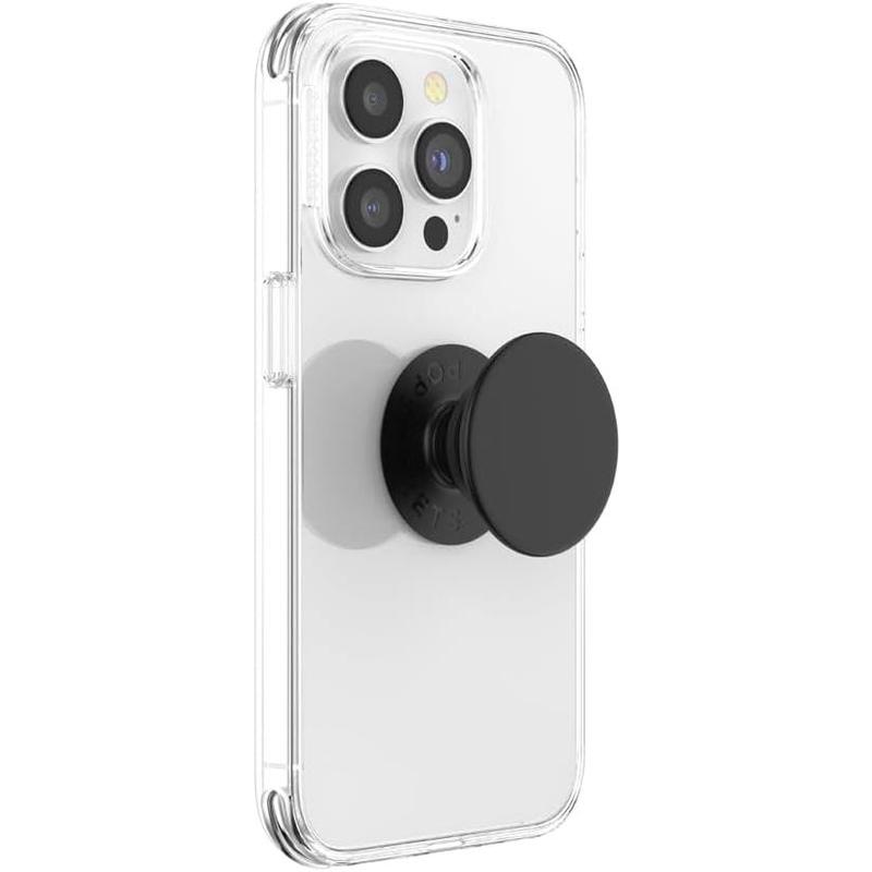 ​​​​Popsockets Phone Grip with Expanding Kickstand, Adhesive Grip - Black PopSockets Plastic Stick