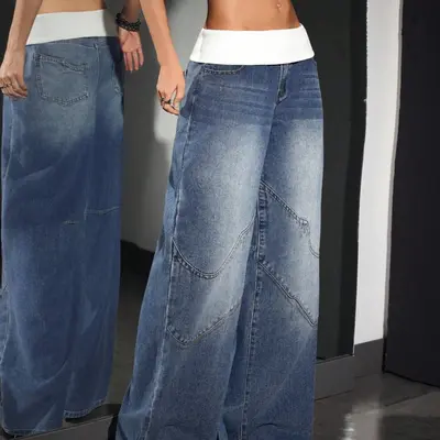 Clothing Fold Jeans TikTok Shop