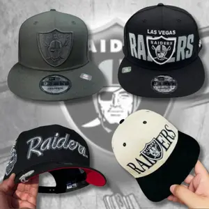 New Era Las Vegas Raiders Trucker Snapback Cap – Adjustable NFL Hat with Embroidered Raiders Shield Logo for Men & Women, Limited Edition 2026 Urban Streetwear Gorra premium, ideal para destacr tu estilo en TikTok.