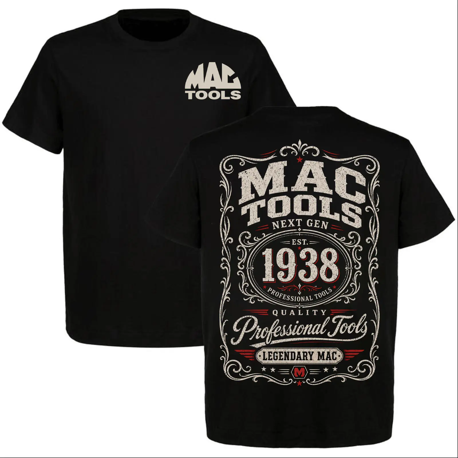 MAC Tools Mechanic Shirt, Professional Tools Graphic Tee, Automotive Technician Garage T-Shirt, Gift for Tool Lovers and Mechanics
