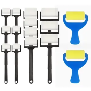 15pcs Sponge Paint Roller Set - Versatile & Easy-to-Use for Smooth Application on Various Surfaces - Includes Large, Medium & Small Sizes