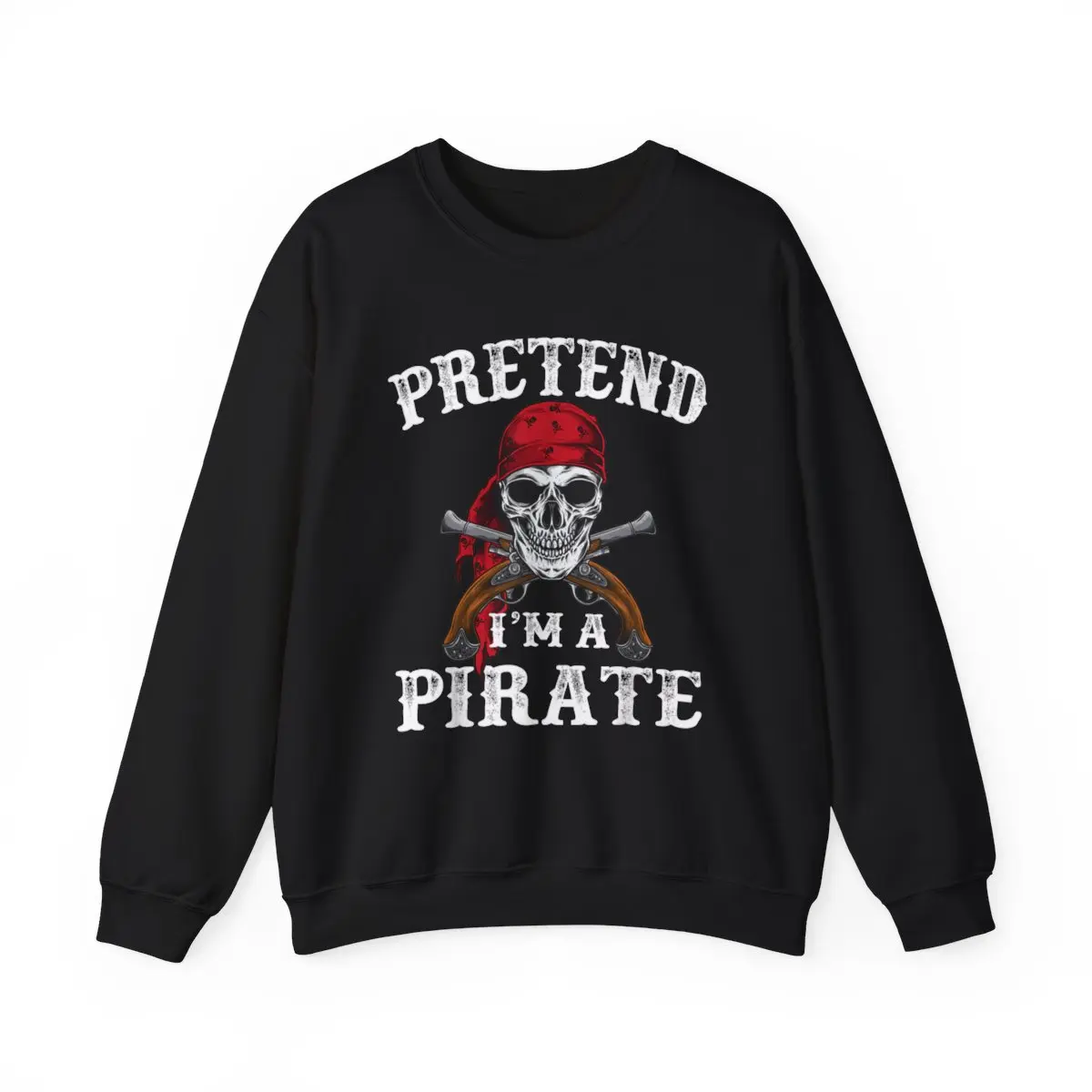 Ahoy! Get Your Limited Edition Funny Pirate Halloween Sweatshirt - Perfect for Spooky Fun! 🏴‍☠️👻