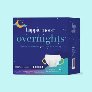 Overnight Period Panties For Tweens and Teens