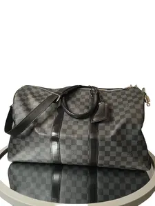 Pre-owned Louis Vuitton France Travel Bags Keepall Graphite 45cm